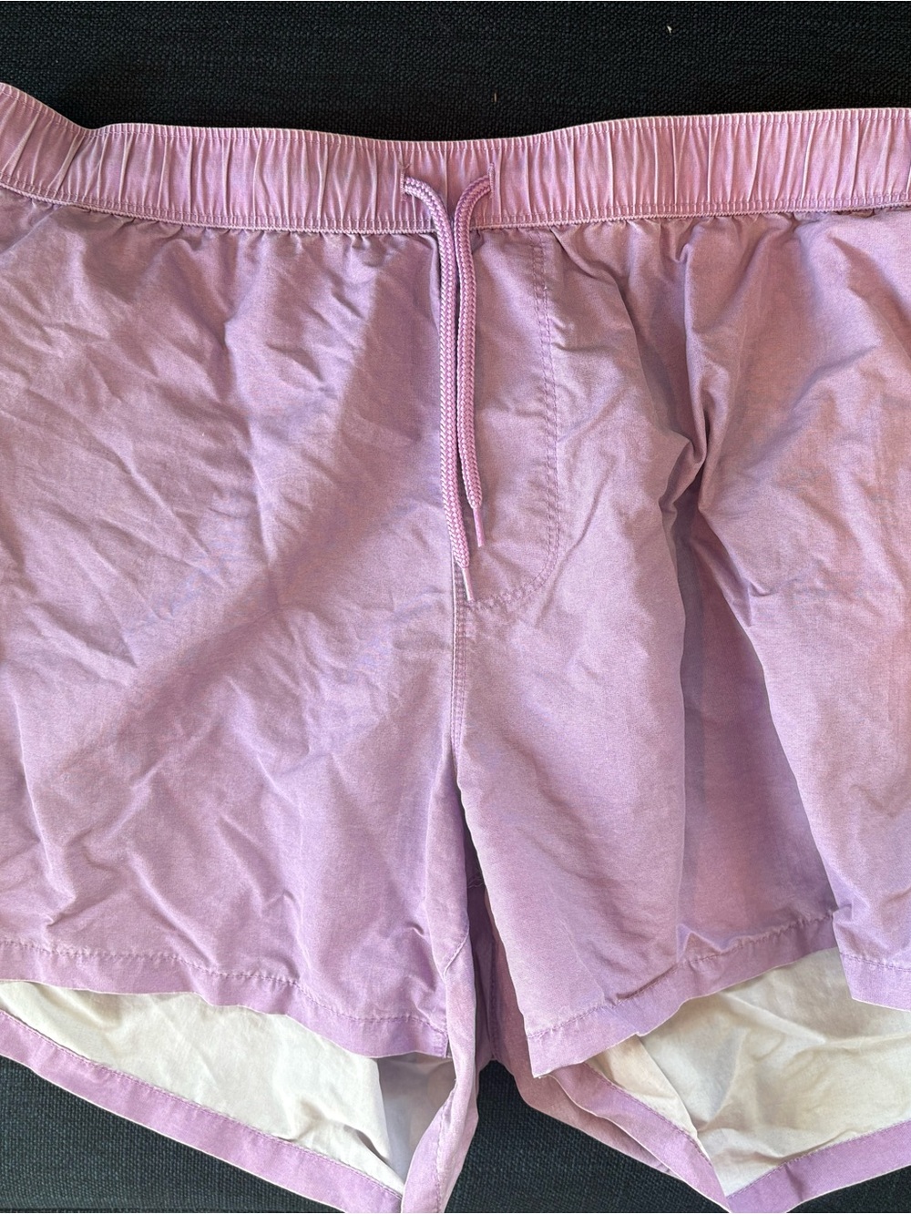 ASOS Lavender Drawstring Men’s Swim Trunks